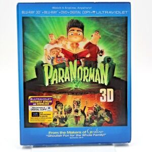 ParaNorman Blu-ray 3D DVD Kodi Smit-McPhee Anna Kendrick Casey Affleck 2012